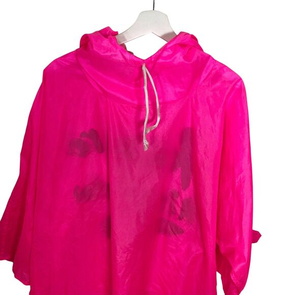 Kagura Mitsumata Ski Resort Jacket Japan Neon Pink Black OSFM Windbreaker - Picture 2 of 7